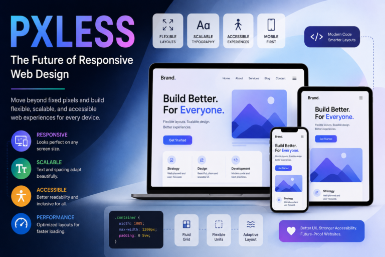 Pxless: The Future of Responsive Web Design and Flexible UI Experiences Pxless